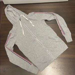 Lounge pinstripe hoodie